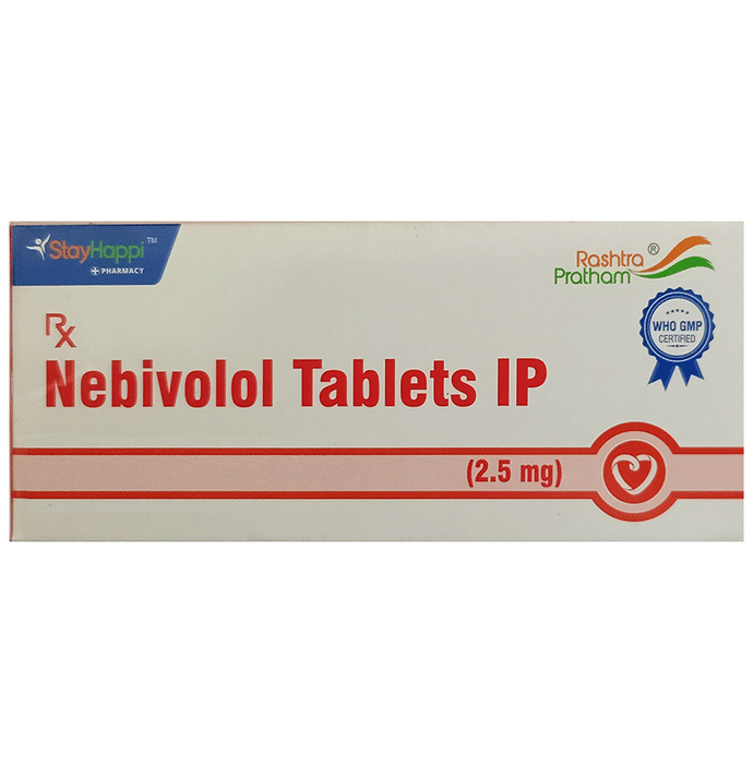 StayHappi Nebivolol 2.5mg Tablet