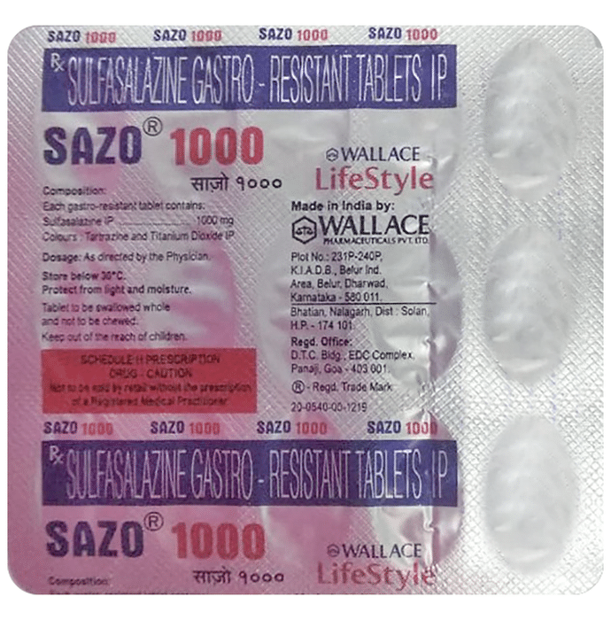 Sazo 1000mg Tablet