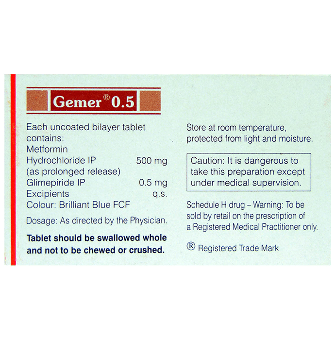 Gemer 0.5 Tablet PR