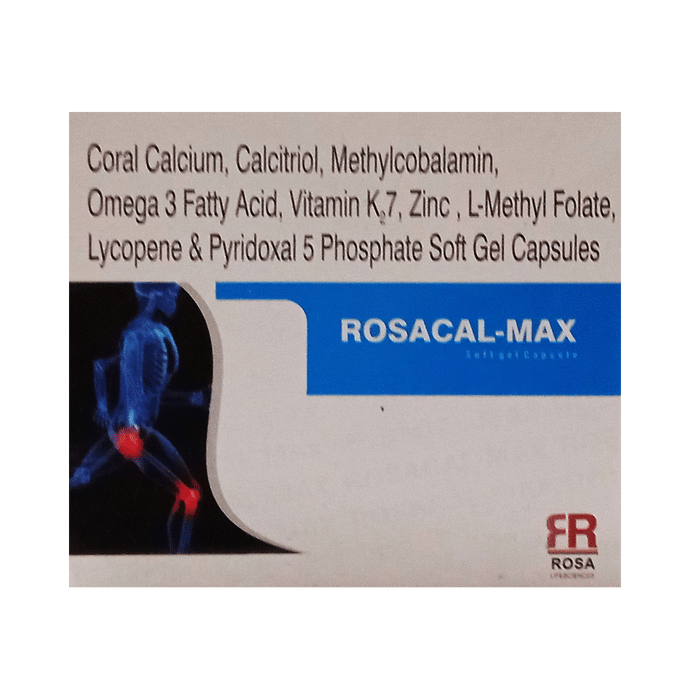 Rosacal-Max Soft Gelatin Capsule