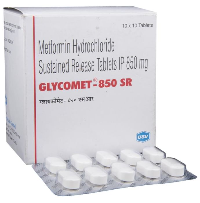 Glycomet 850 SR Tablet