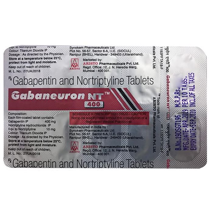 Gabaneuron NT 400 Tablet