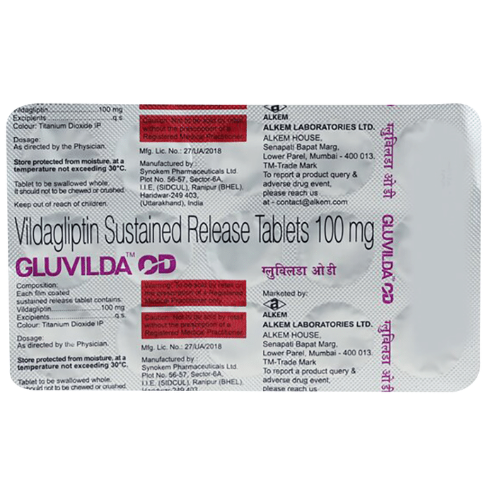 Gluvilda OD 100mg Tablet