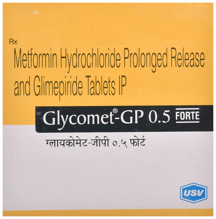 Glycomet-GP 0.5 Forte Tablet PR
