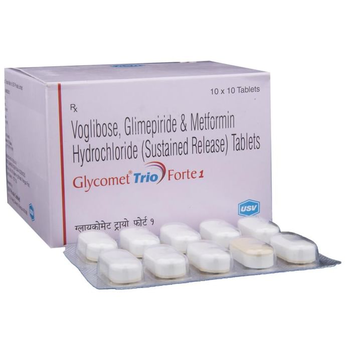 Glycomet Trio Forte 1 Tablet SR