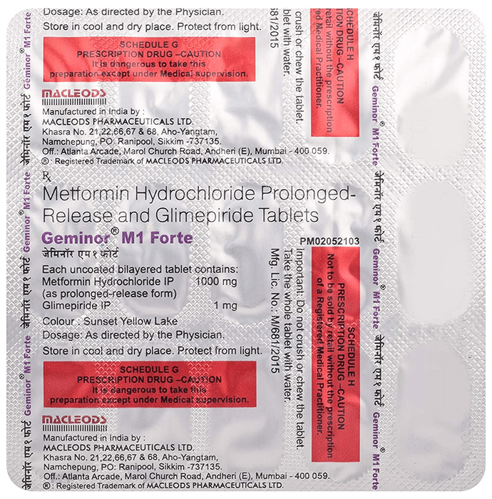 Geminor M1 Forte Tablet PR