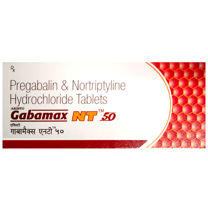 Gabamax NT 50mg/10mg Tablet