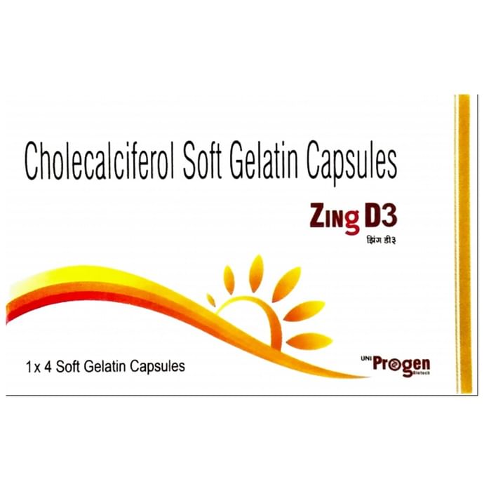 Zing D3 Soft Gelatin Capsule