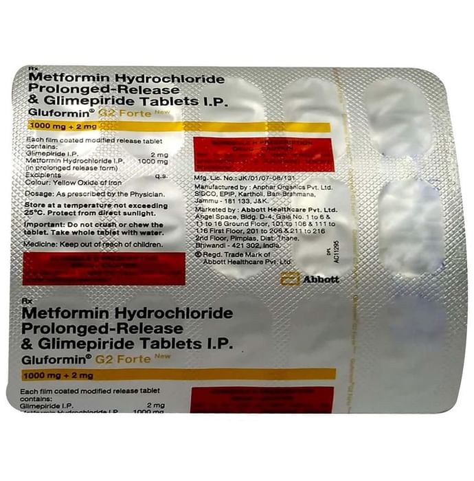 Gluformin G2 Forte New Tablet PR
