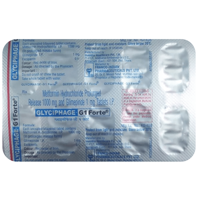 Glyciphage-G 1 Forte Tablet PR