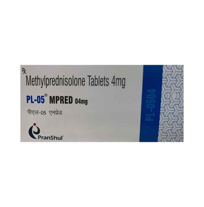 PL 05 Mpred 04mg Tablet