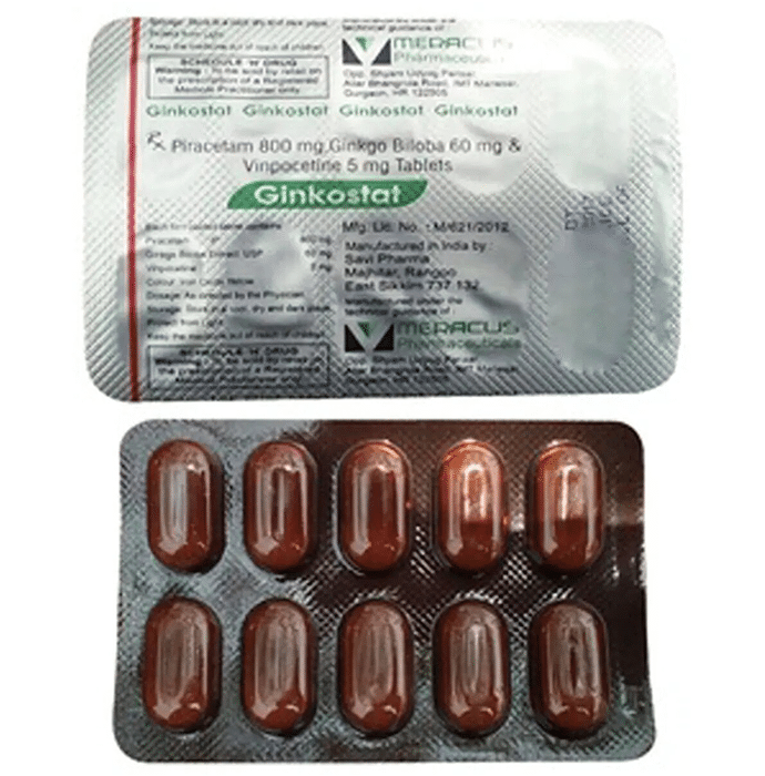Ginkostat 60mg/800mg/5mg Tablet