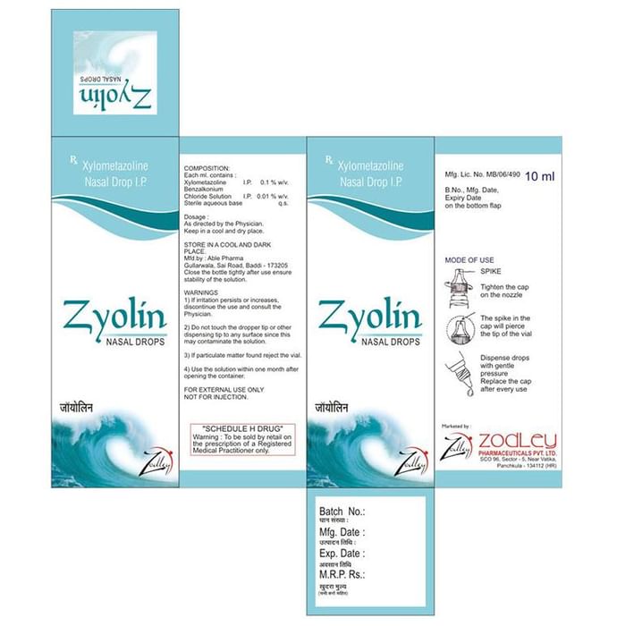 Zyolin Nasal Drops