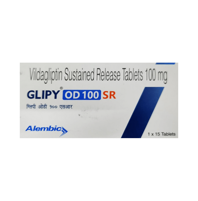 Glipy OD 100mg Tablet SR