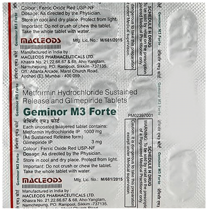 Geminor M 3 Forte Tablet PR