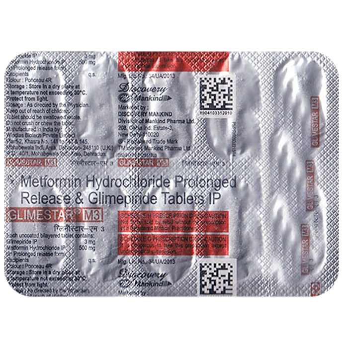 Glimestar-M 3 Tablet PR