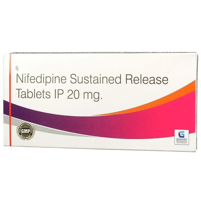 Genericart Nifedipine 20mg Tablet SR