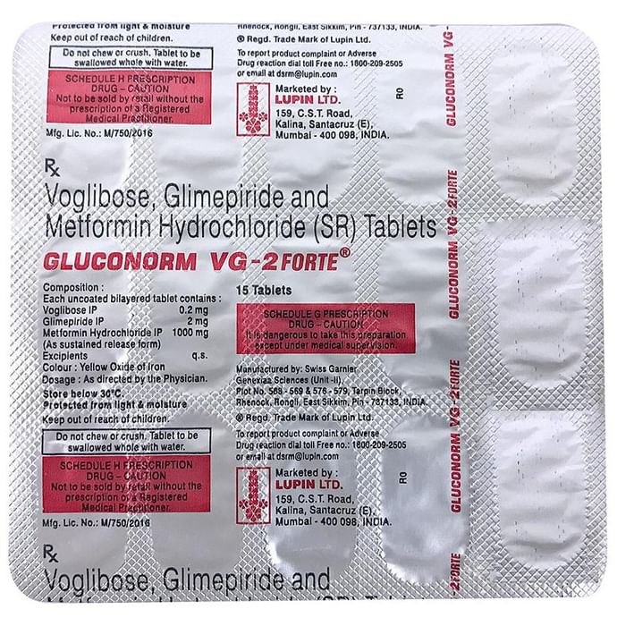 Gluconorm-VG 2 Forte Tablet SR