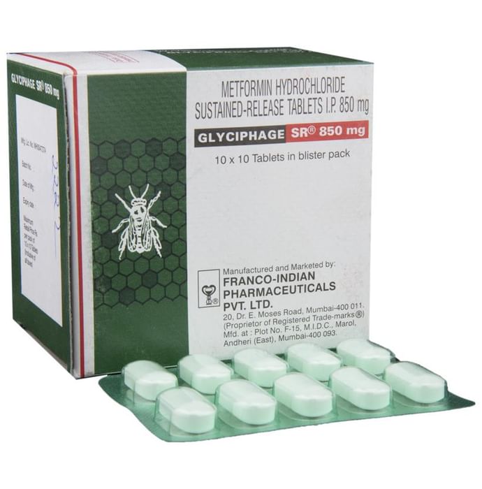 Glyciphage SR 850mg Tablet