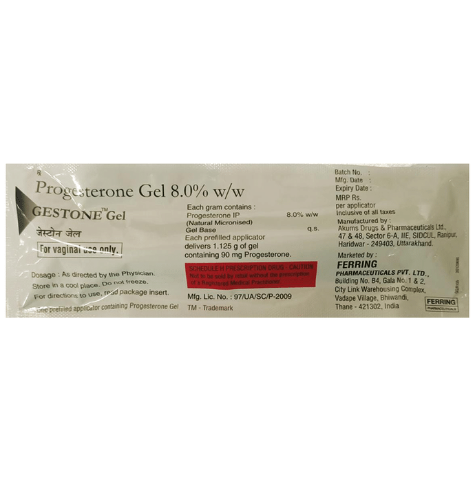 Gestone 8% Vaginal gel