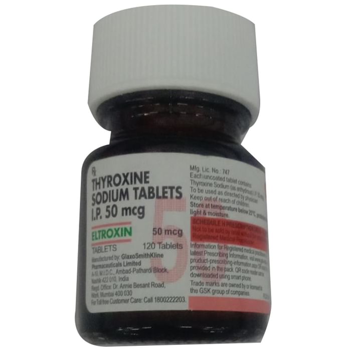 Eltroxin 50mcg Tablet