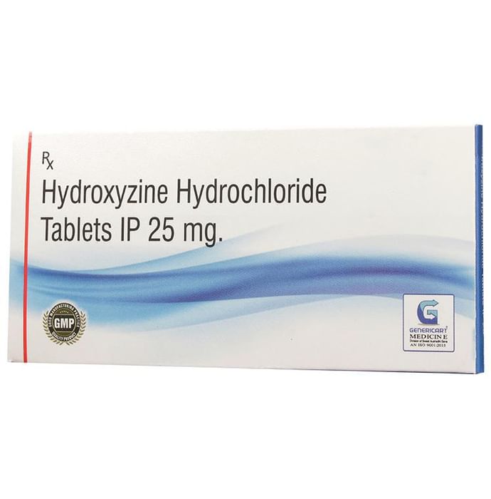 Genericart Hydroxyzine Hydrochloride 25mg Tablet