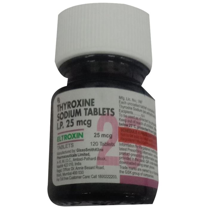 Eltroxin 25mcg Tablet