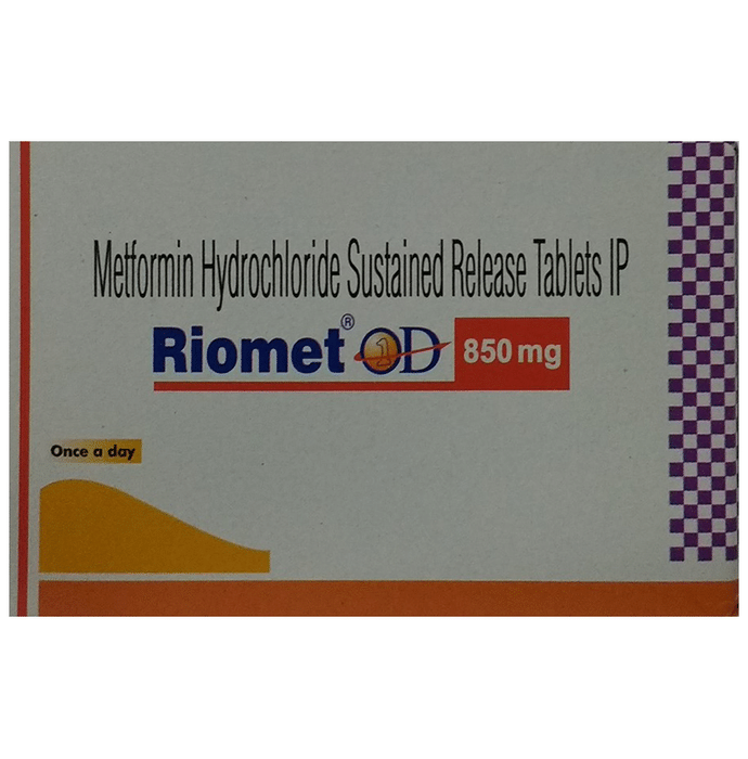Riomet OD 850mg Tablet SR