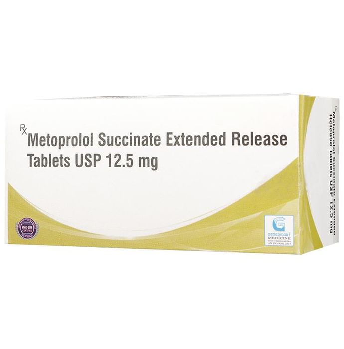 Genericart Metoprolol Succinate 12.5mg Tablet ER