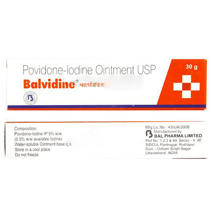 Balvidine 5% Ointment