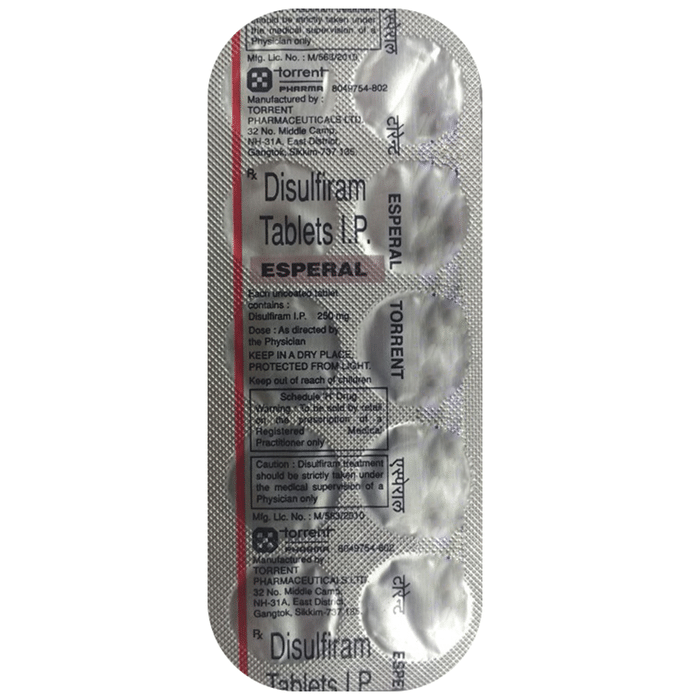 Esperal Tablet
