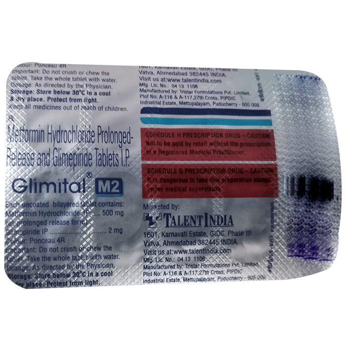 Glimital-M2 Tablet PR