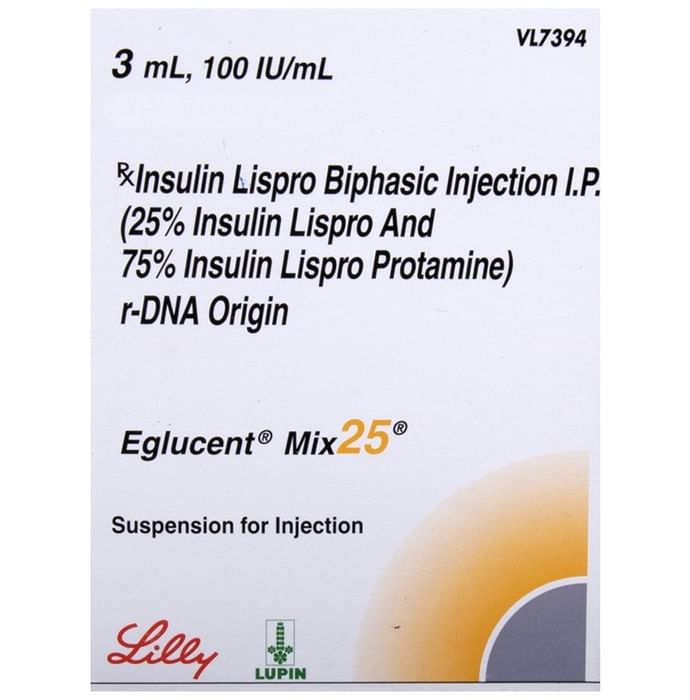Eglucent Mix 25 100IU/ml Suspension for Injection