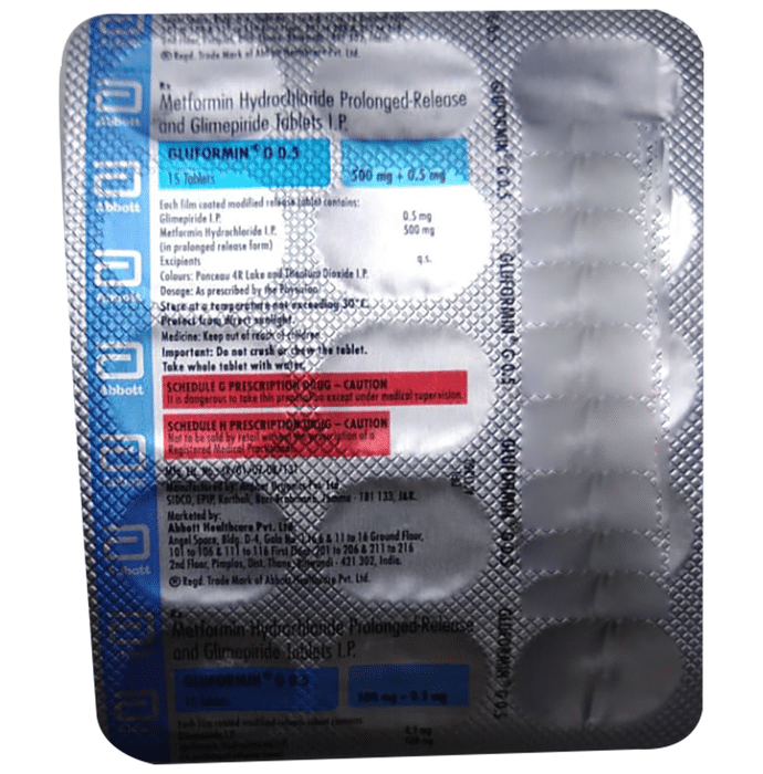 Gluformin G 0.5 Tablet PR