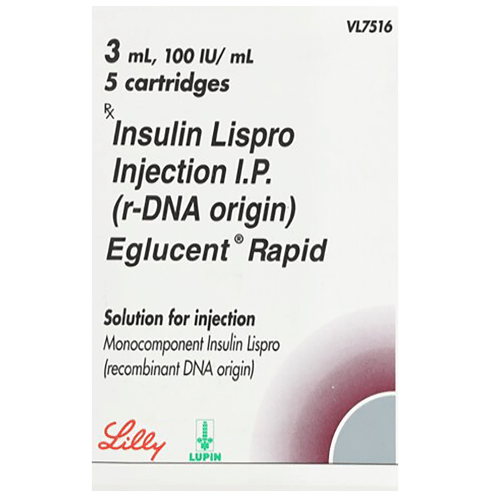 Eglucent Rapid 100IU/ml Solution for Injection