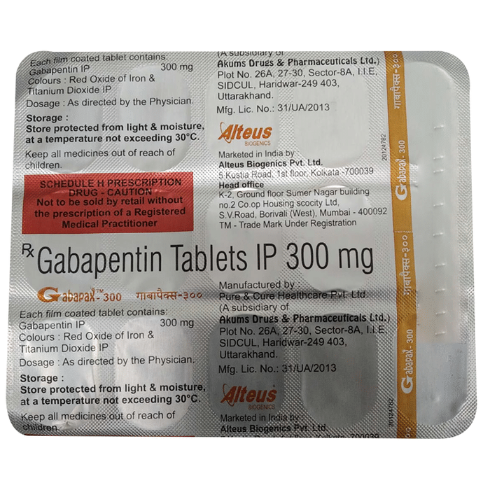 Gabapax-300 Tablet