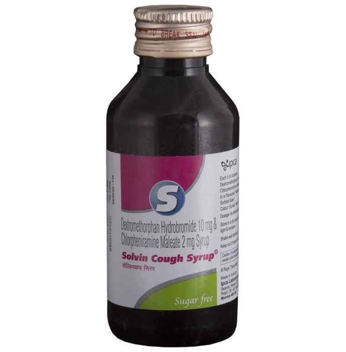 Solvin Cough Syrup Sugar Free