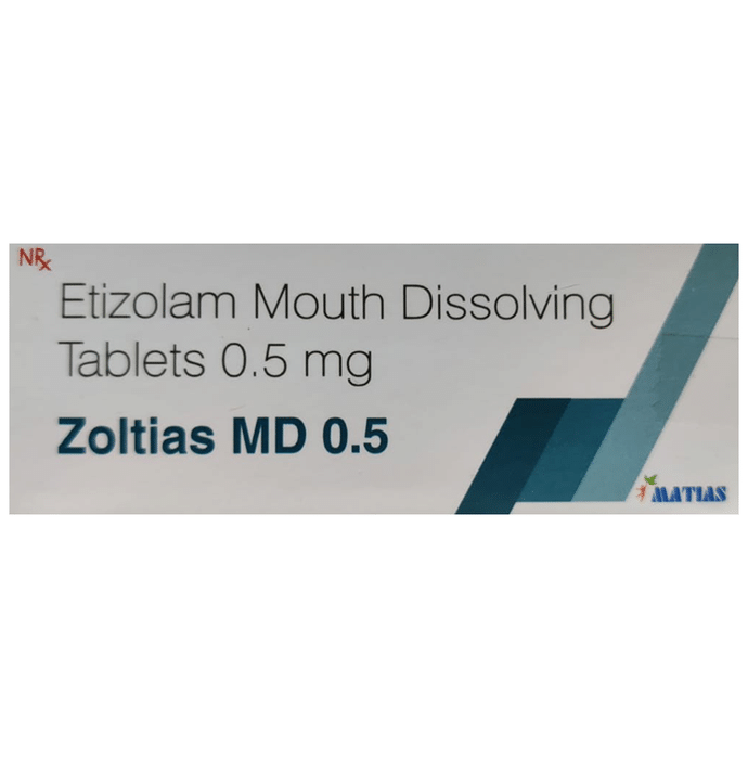Zoltias MD 0.5 Tablet