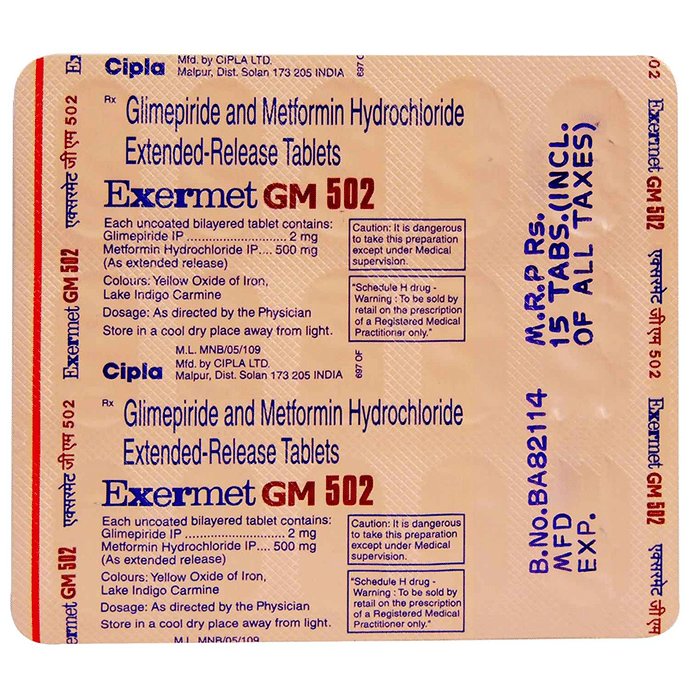 Exermet GM 502 Tablet PR
