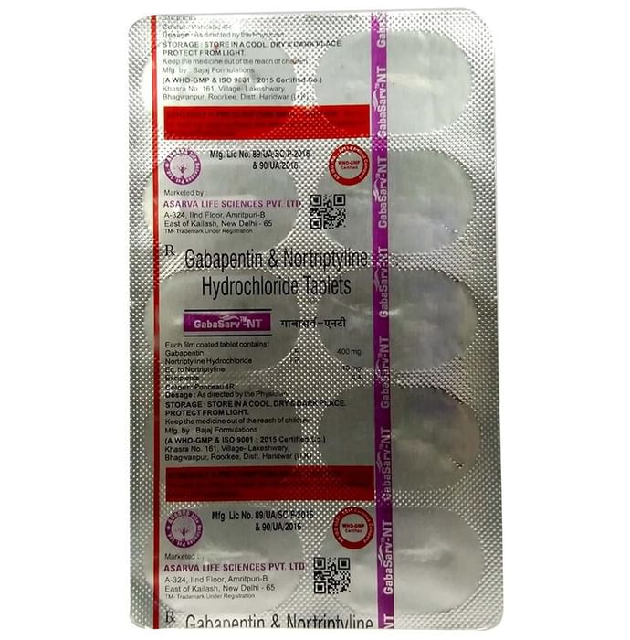 Gabasarv-NT Tablet