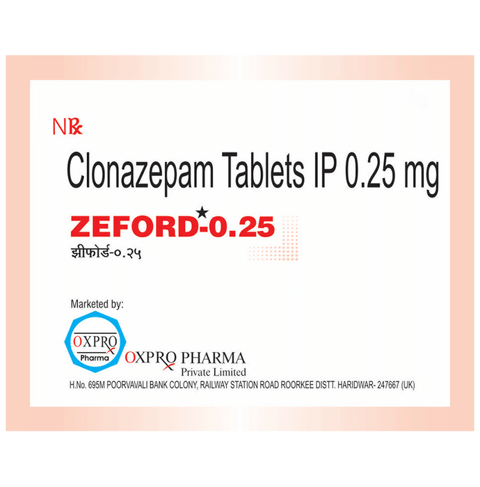 Zeford 0.25 Tablet