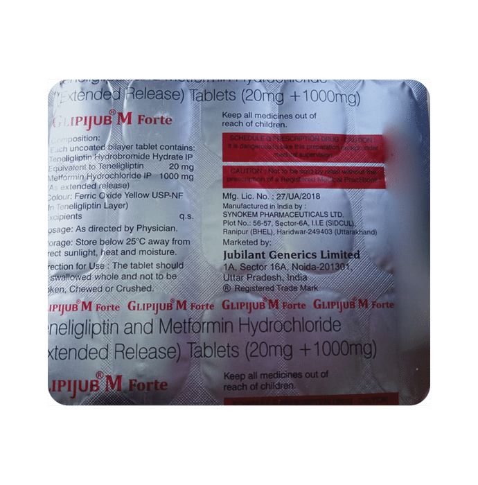 Glipijub M Forte Tablet ER