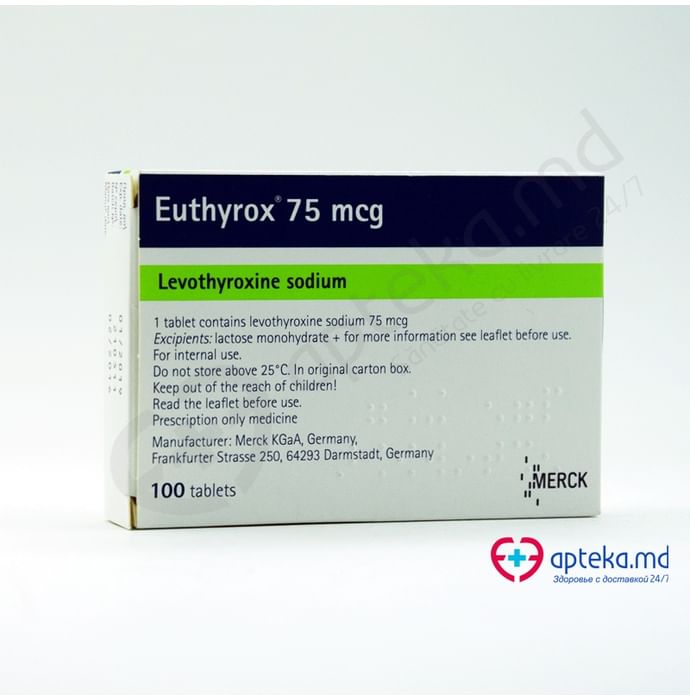 Euthyrox 75 Tablet