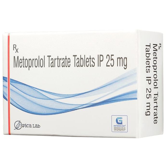 Genericart Metoprolol Tartrate 25mg Tablet