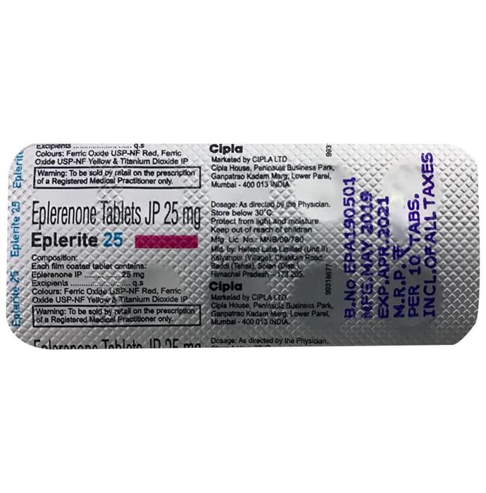 Eplerite 25 Tablet