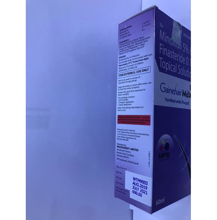 Gainehair Max 5% Topical Solution