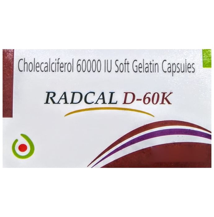 Radcal D 60K Soft Gelatin Capsule
