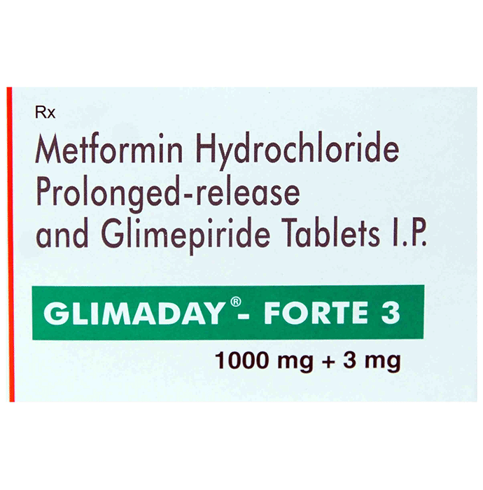 Glimaday-Forte 3 Tablet PR
