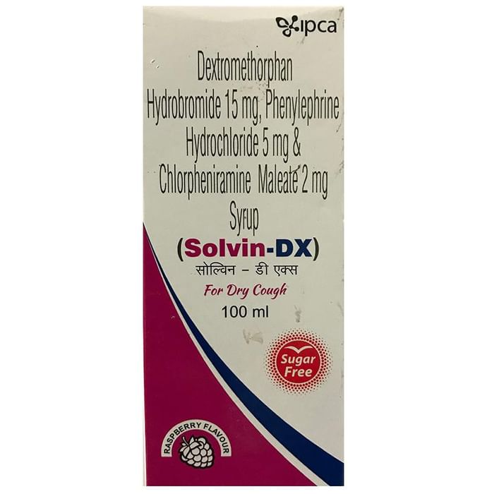 Solvin-DX Syrup Raspberry Sugar Free