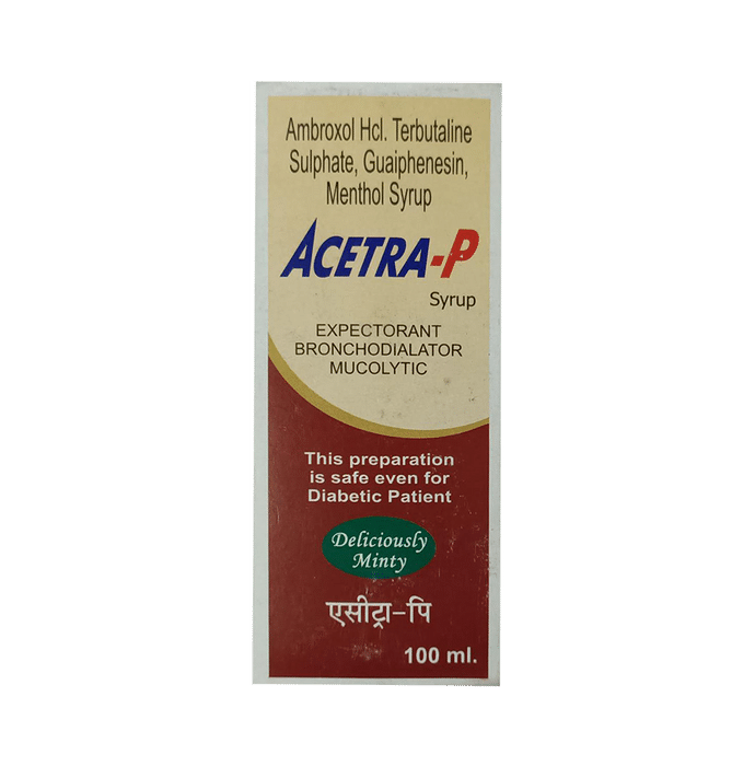 Acetra-P Syrup Deliciously Minty
